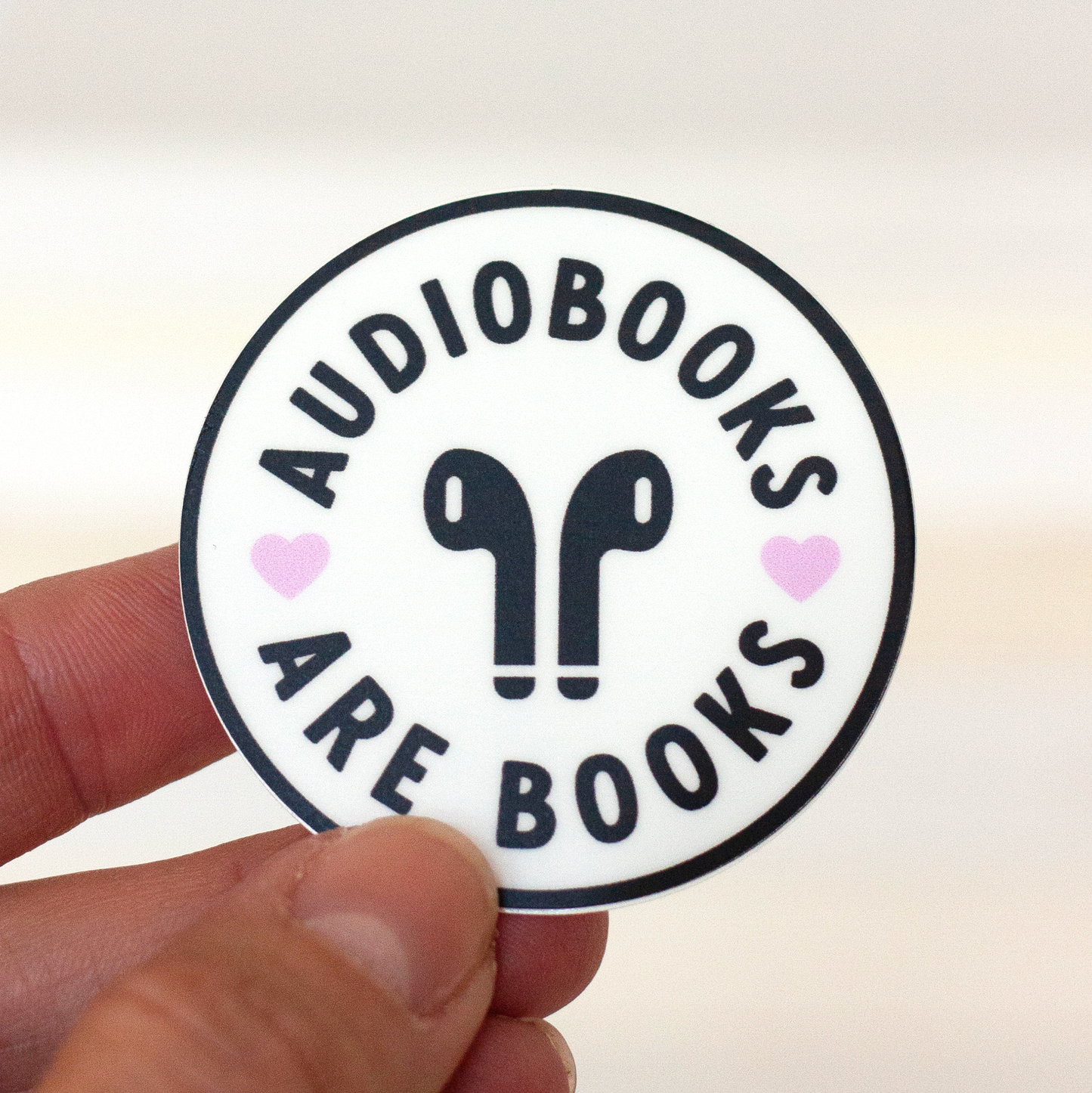 Audibooks Are Books sticker