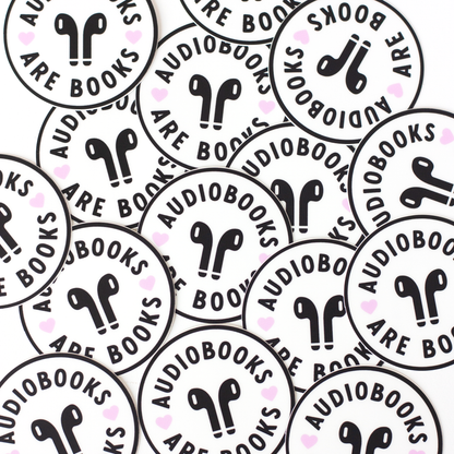 Audibooks Are Books sticker