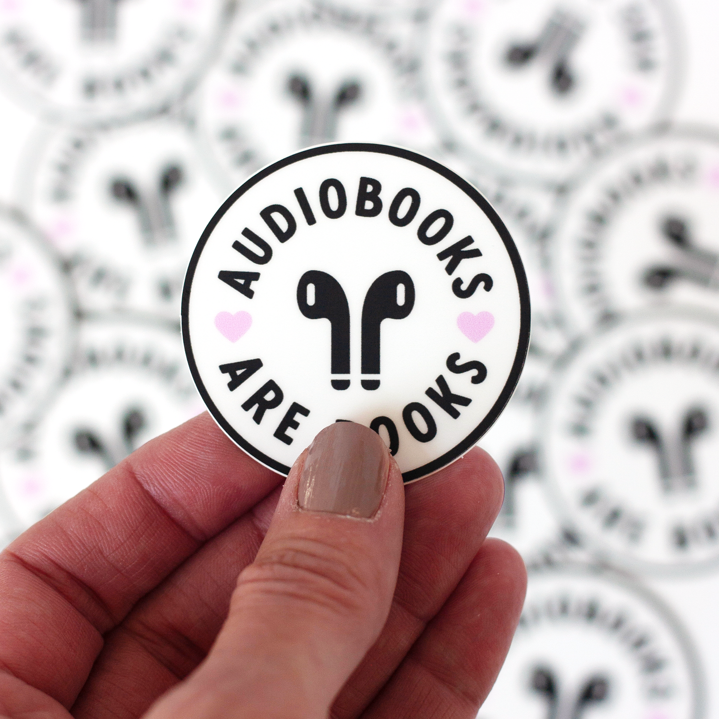 Audibooks Are Books sticker