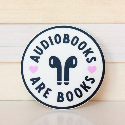 Audibooks Are Books sticker