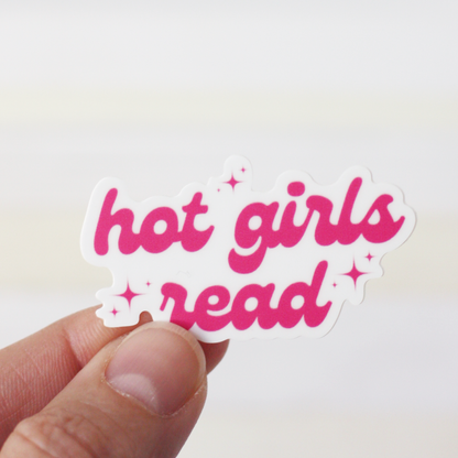 Hot Girls Read sticker