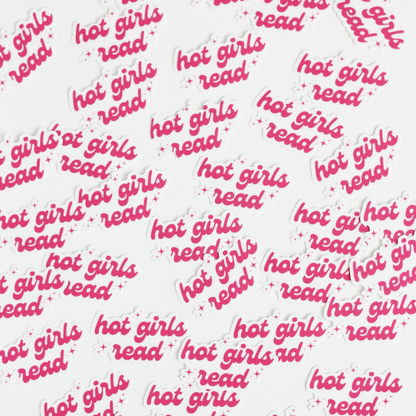 Hot Girls Read sticker