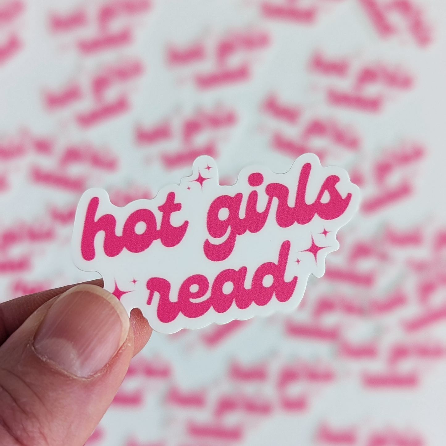 Hot Girls Read sticker